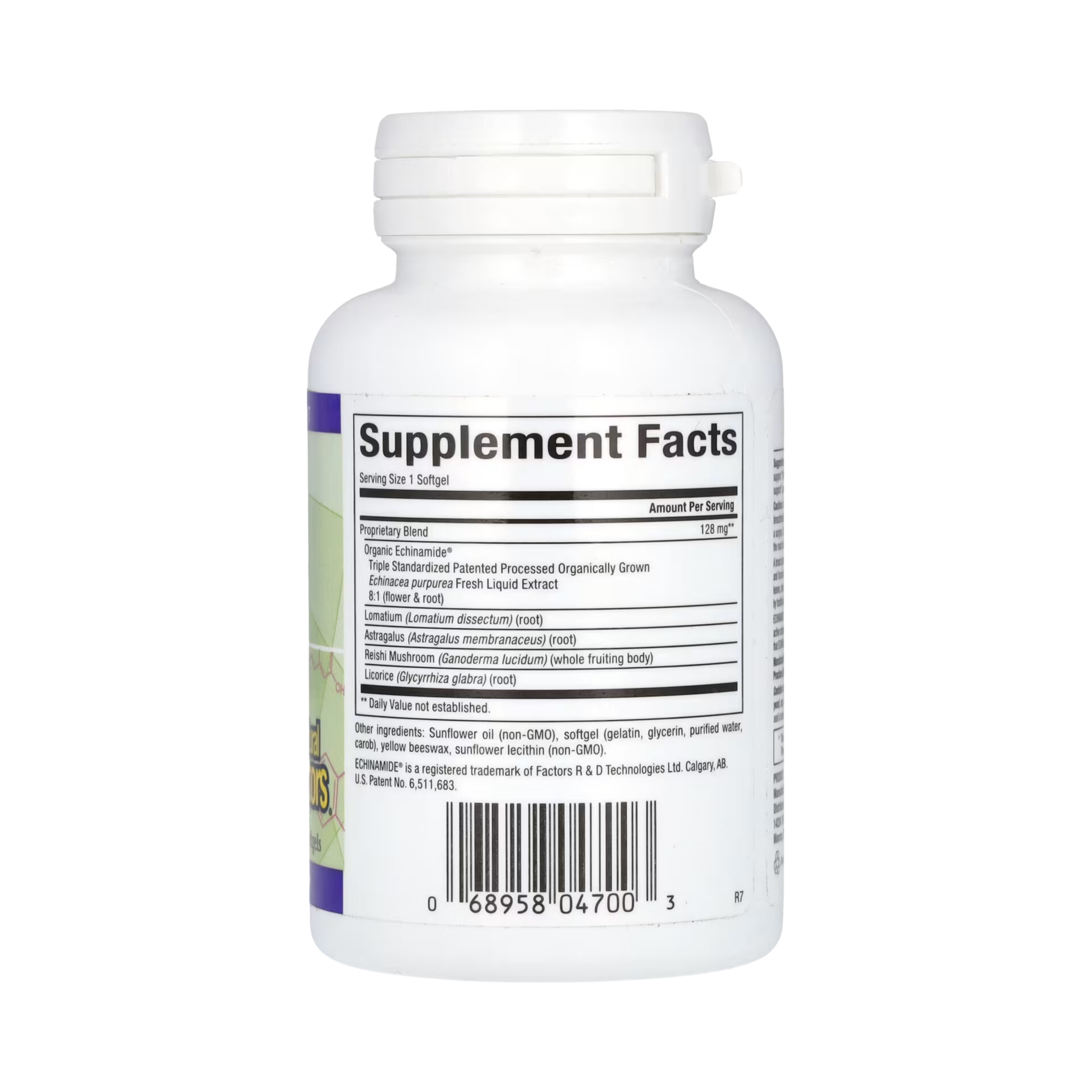 Natural Factors, Anti-V Formula, with Clinically Proven Echinamide, 60 Softgels