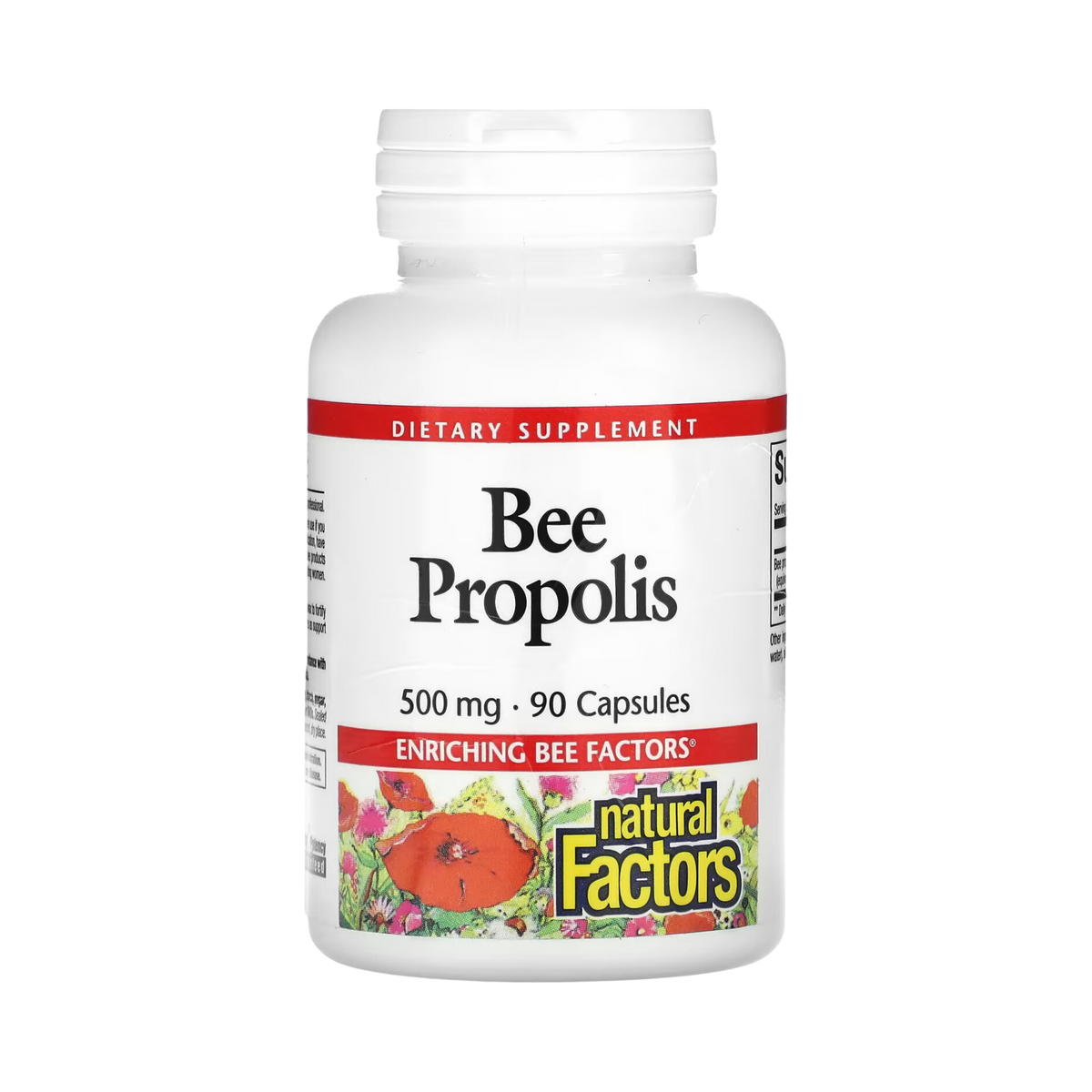 Natural Factors, Bee Propolis, 500 Mg, 90 Capsules