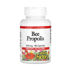 Natural Factors, Bee Propolis, 500 Mg, 90 Capsules