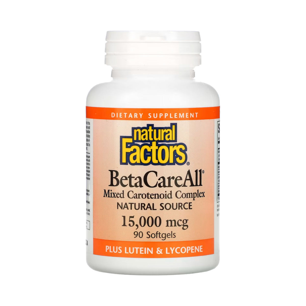 Natural Factors, BetaCareAll, 15,000 Mcg, 90 Softgels