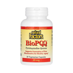 Natural Factors, BioPQQ, 20 Mg, 30 Vegetarian Capsules