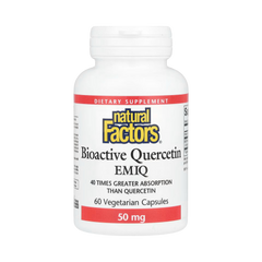 Natural Factors, Bioactive Quercetin EMIQ, 60 Vegetarian Capsules