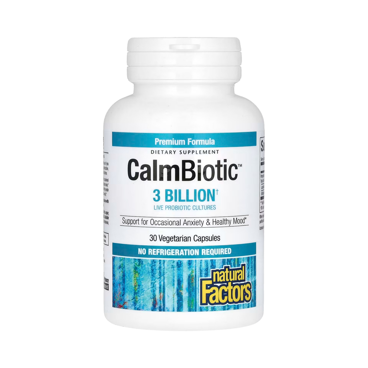 Natural Factors, Calm Biotic, 3 Billion, 30 Vegetarian Capsules