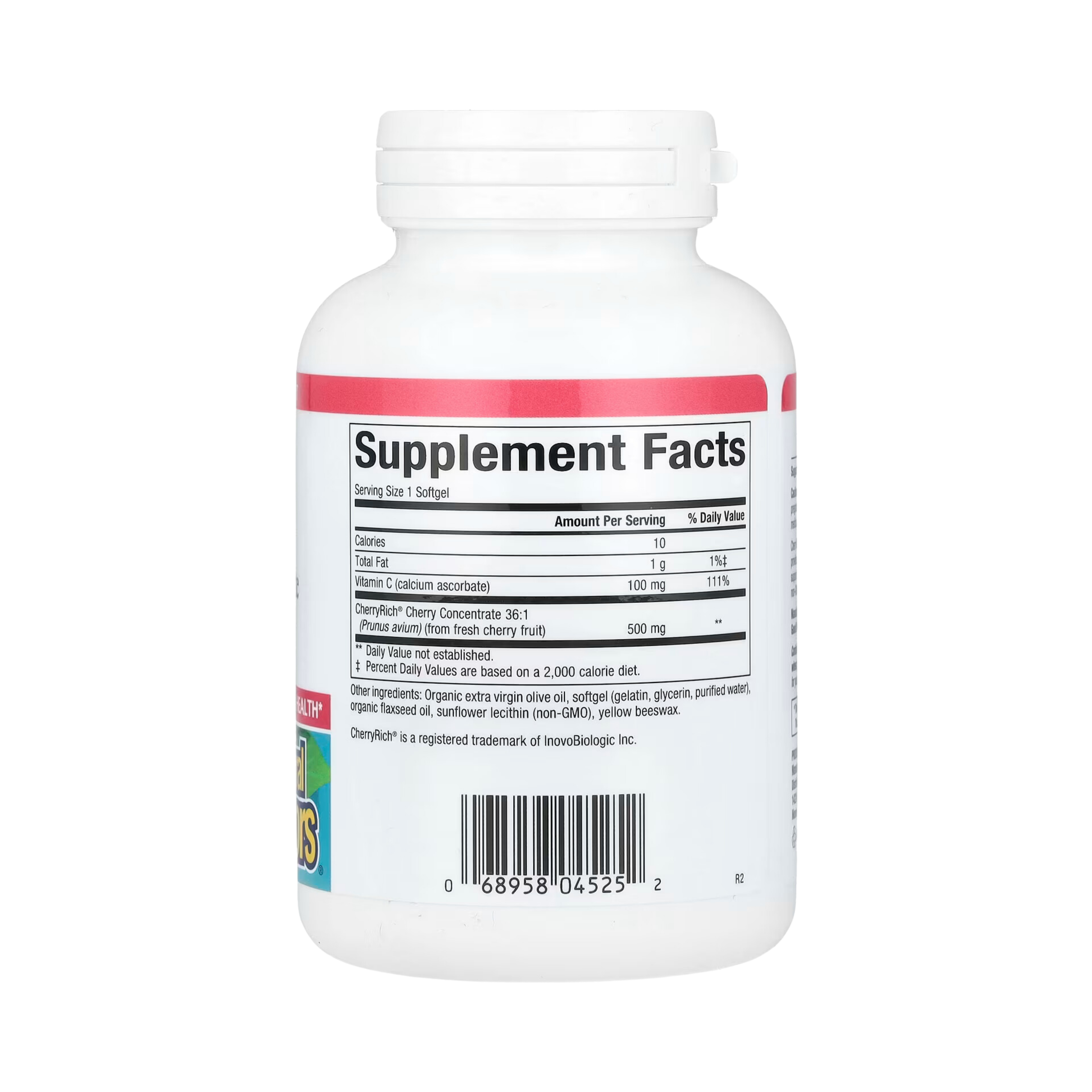 Natural Factors, Cherry Rich, Super Strength Cherry Concentrate, 500 Mg, 90 Softgels