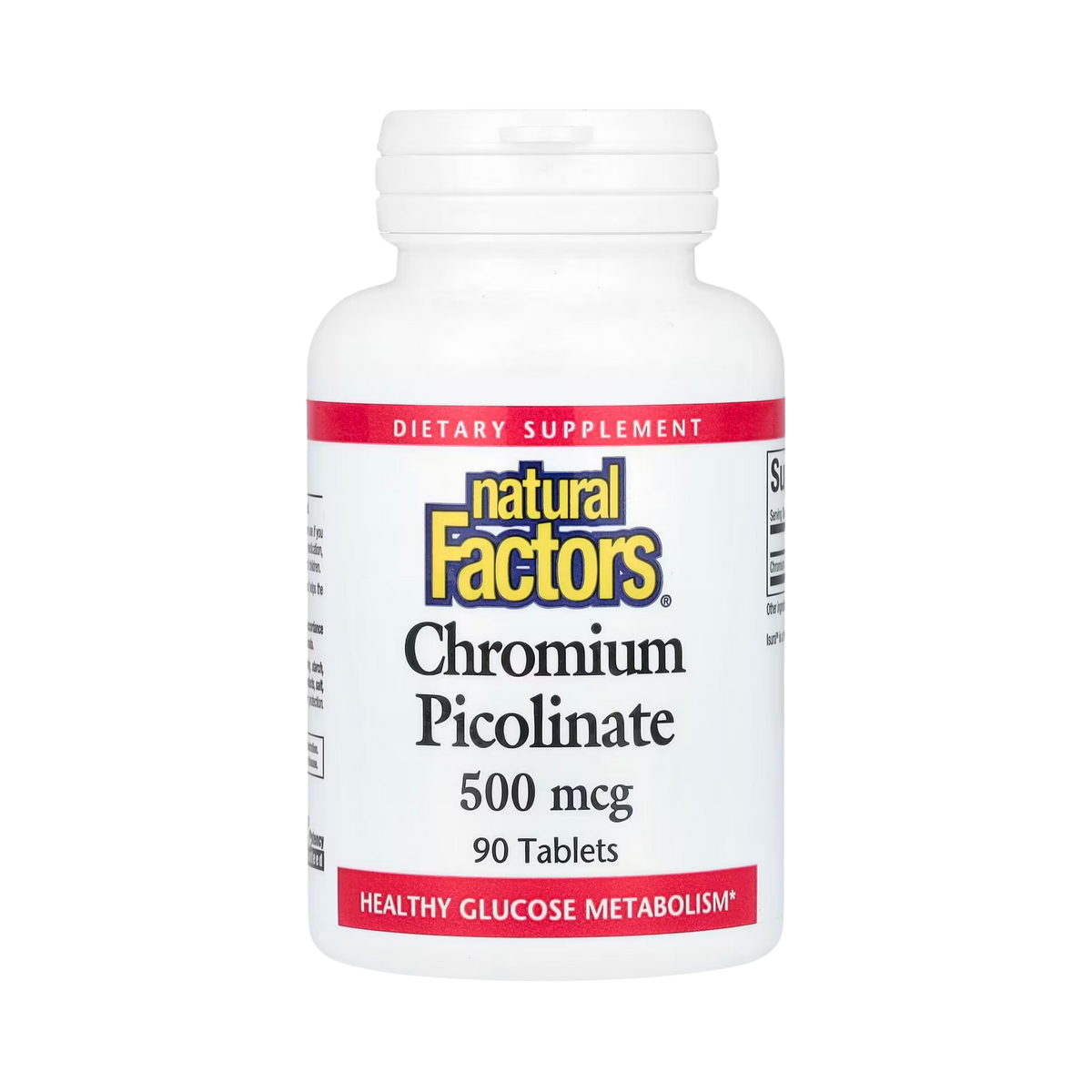 Natural Factors, Chromium Picolinate, 500 Mcg, 90 Tablets