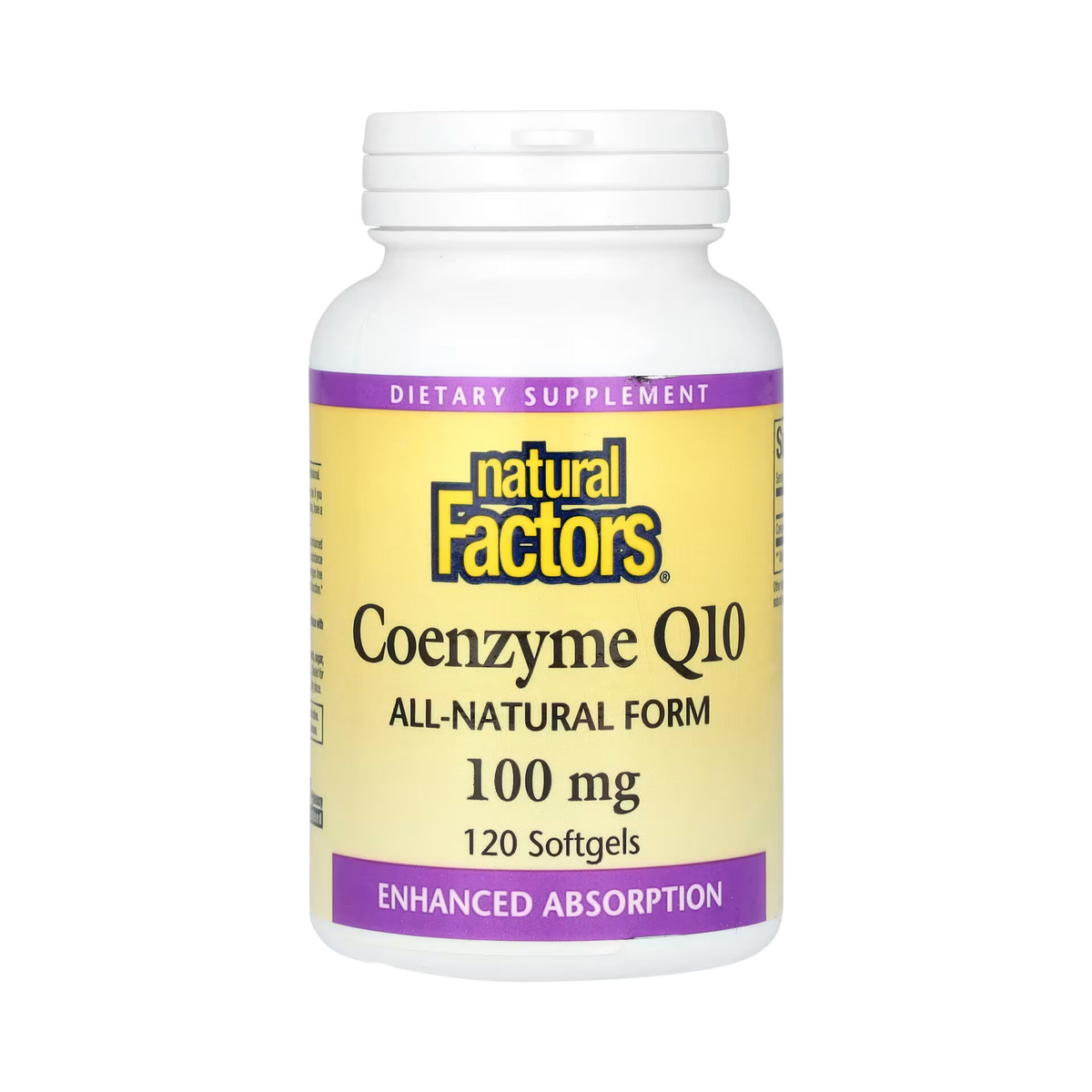 Natural Factors, Coenzyme Q10, 100 Mg, 120 Softgels