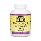 Natural Factors, Coenzyme Q10, 100 Mg, 240 Softgels