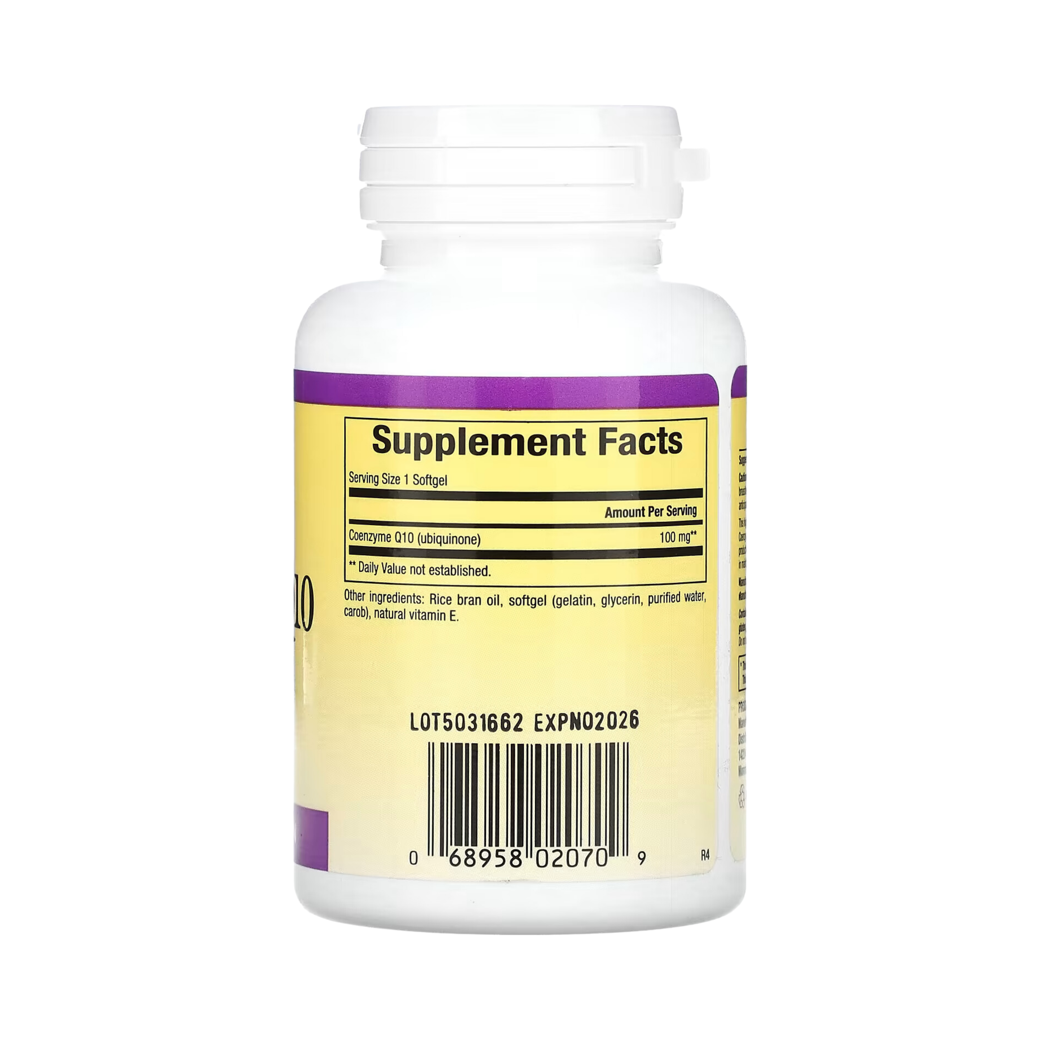 Natural Factors, Coenzyme Q10, 100 Mg, 30 Softgels