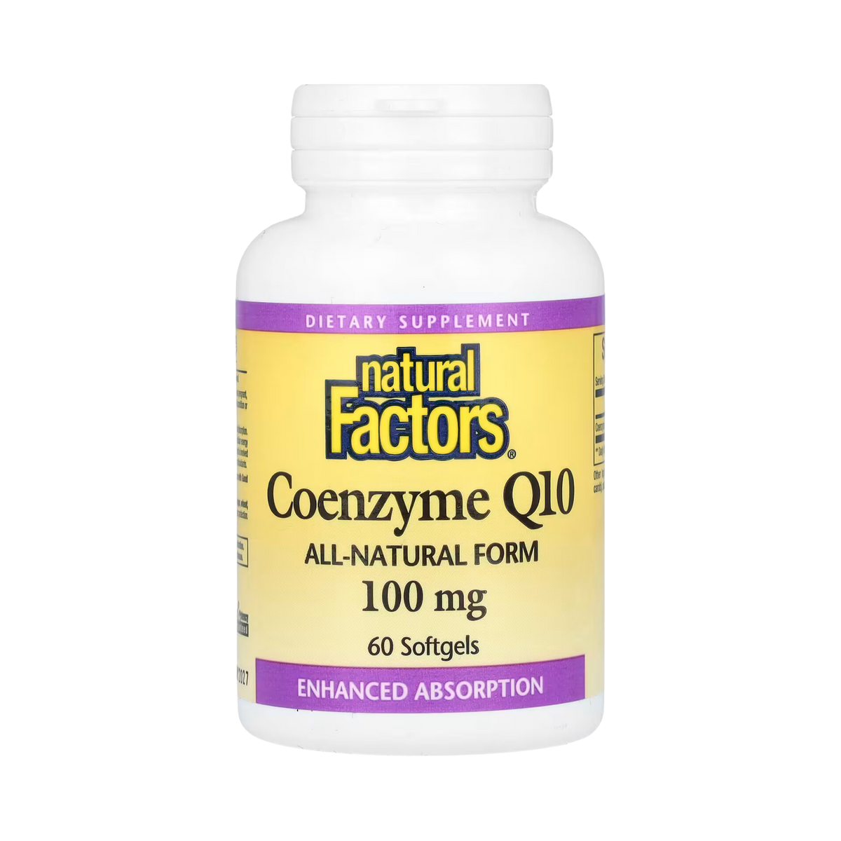 Natural Factors, Coenzyme Q10, 100 Mg, 60 Softgels