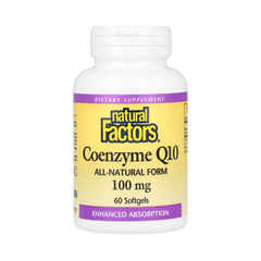 Natural Factors, Coenzyme Q10, 100 Mg, 60 Softgels