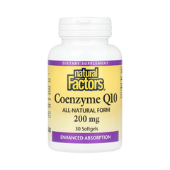 Natural Factors, Coenzyme Q10, 200 Mg, 30 Softgels