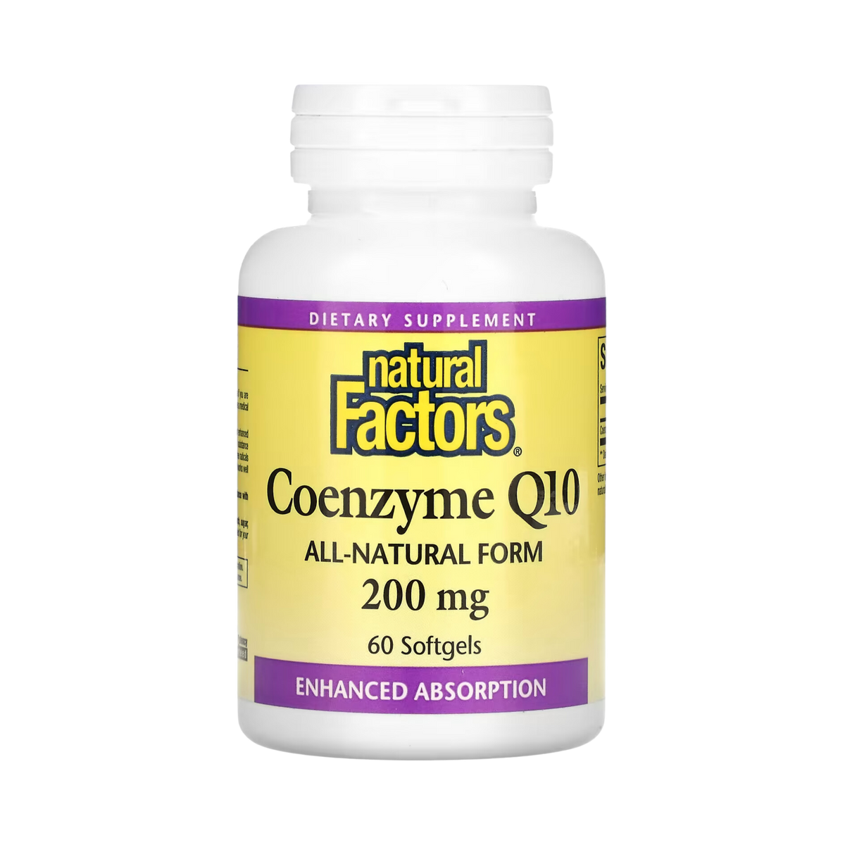 Natural Factors, Coenzyme Q10, 200 Mg, 60 Softgels