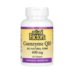 Natural Factors, Coenzyme Q10, 400 Mg, 60 Softgels