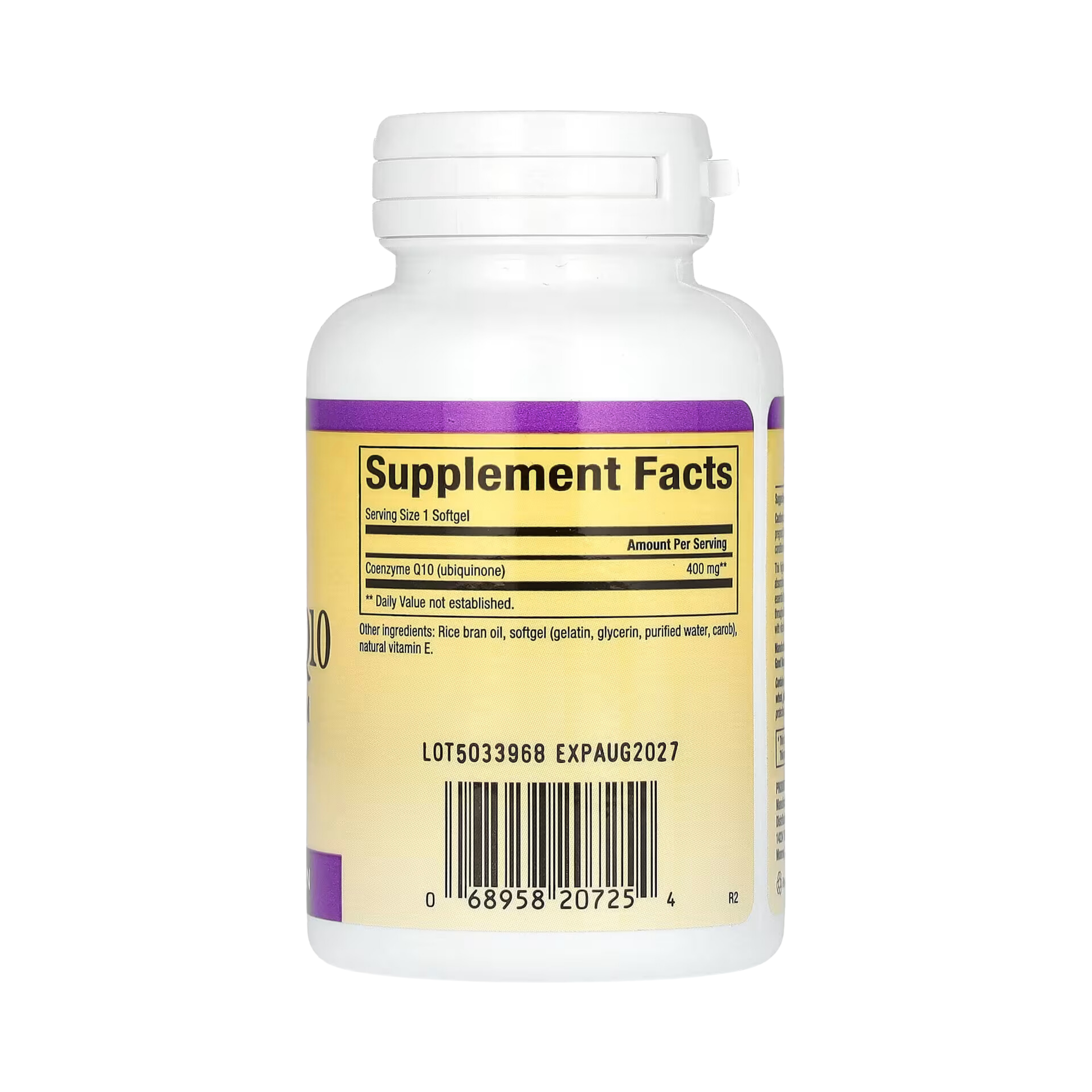 Natural Factors, Coenzyme Q10, 400 Mg, 60 Softgels