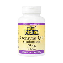 Natural Factors, Coenzyme Q10, 50 Mg, 60 Softgels