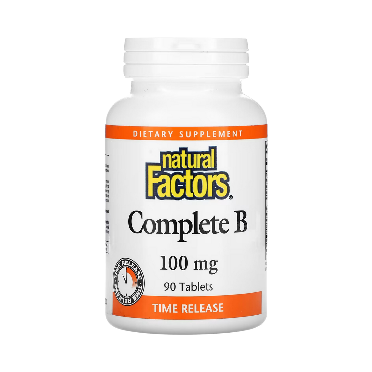 Natural Factors, Complete B, 100 Mg, 90 Tablets