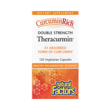 Natural Factors, CurcuminRich, Double Strength Theracurmin, 120 Vegetarian Capsules