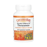 Natural Factors, CurcuminRich, Double Strength Theracurmin, 120 Vegetarian Capsules