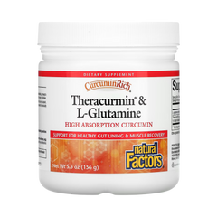 Natural Factors, CurcuminRich, Theracurmin & L-Glutamine, 5.5 Oz