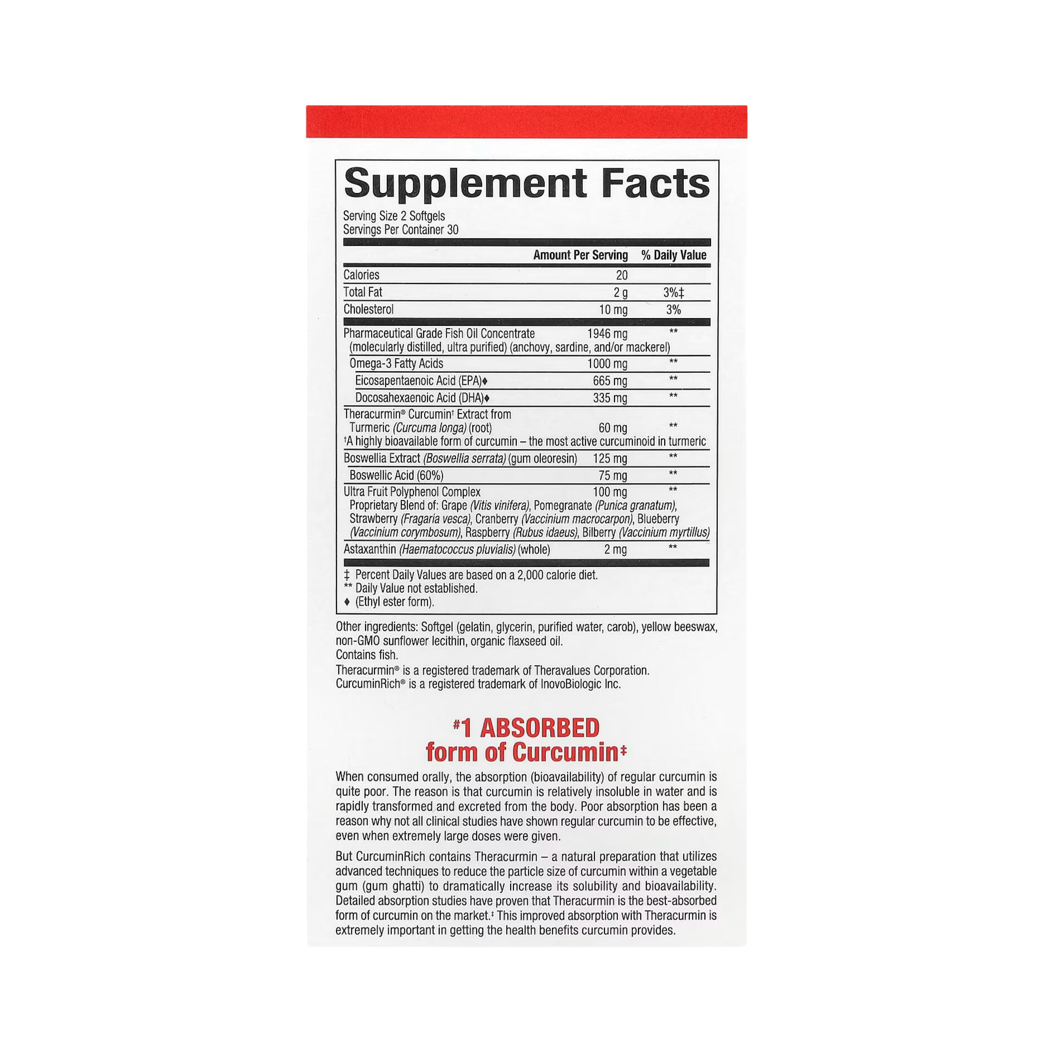 Natural Factors, CurcuminRich, Whole Body Curcumizer, 60 Softgels