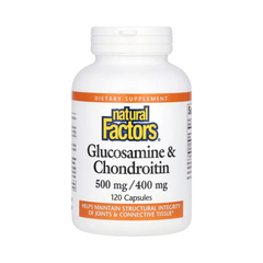 Natural Factors, Glucosamine & Chondroitin, 120 Capsules