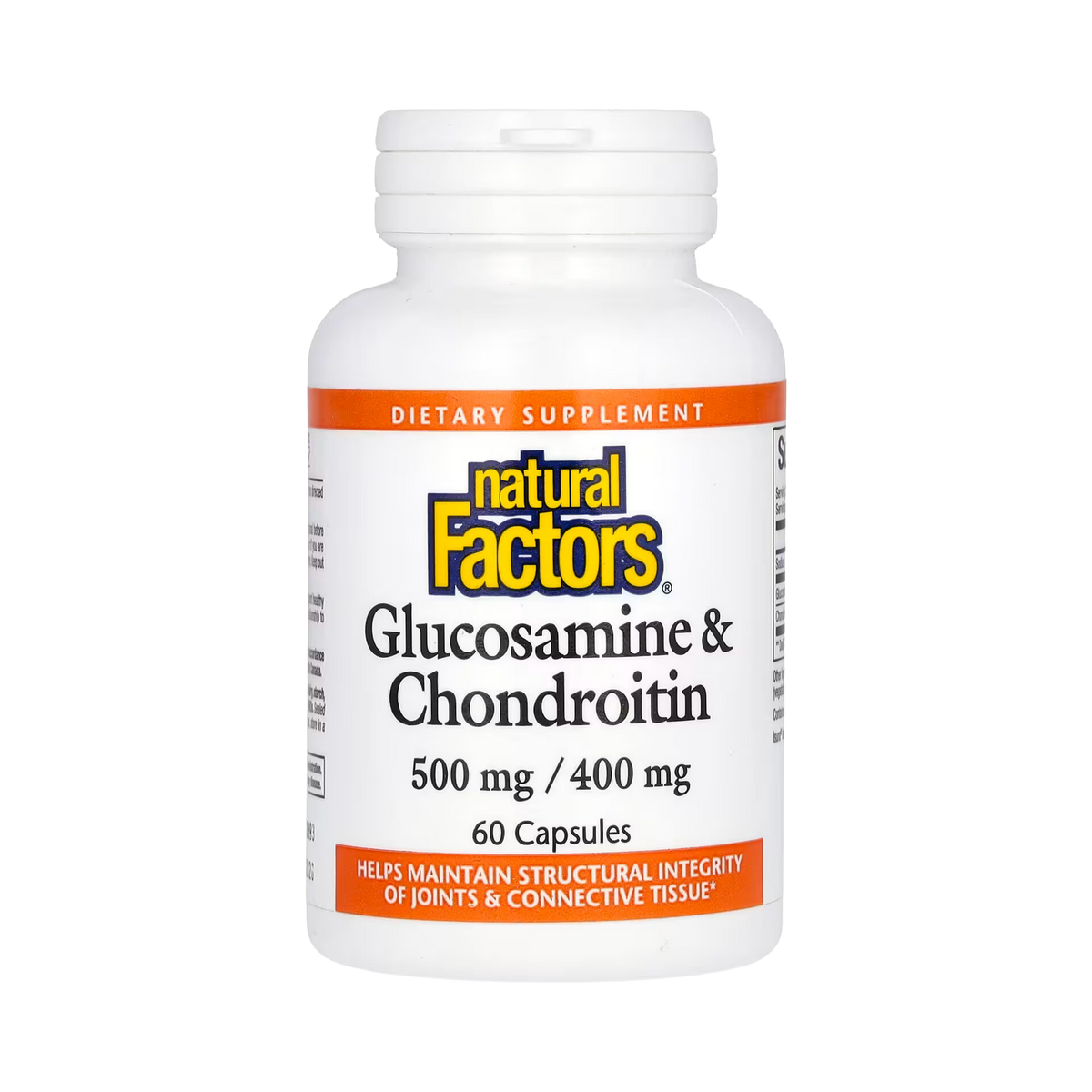 Natural Factors, Glucosamine & Chondroitin, 60 Capsules