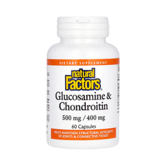 Natural Factors, Glucosamine & Chondroitin, 60 Capsules