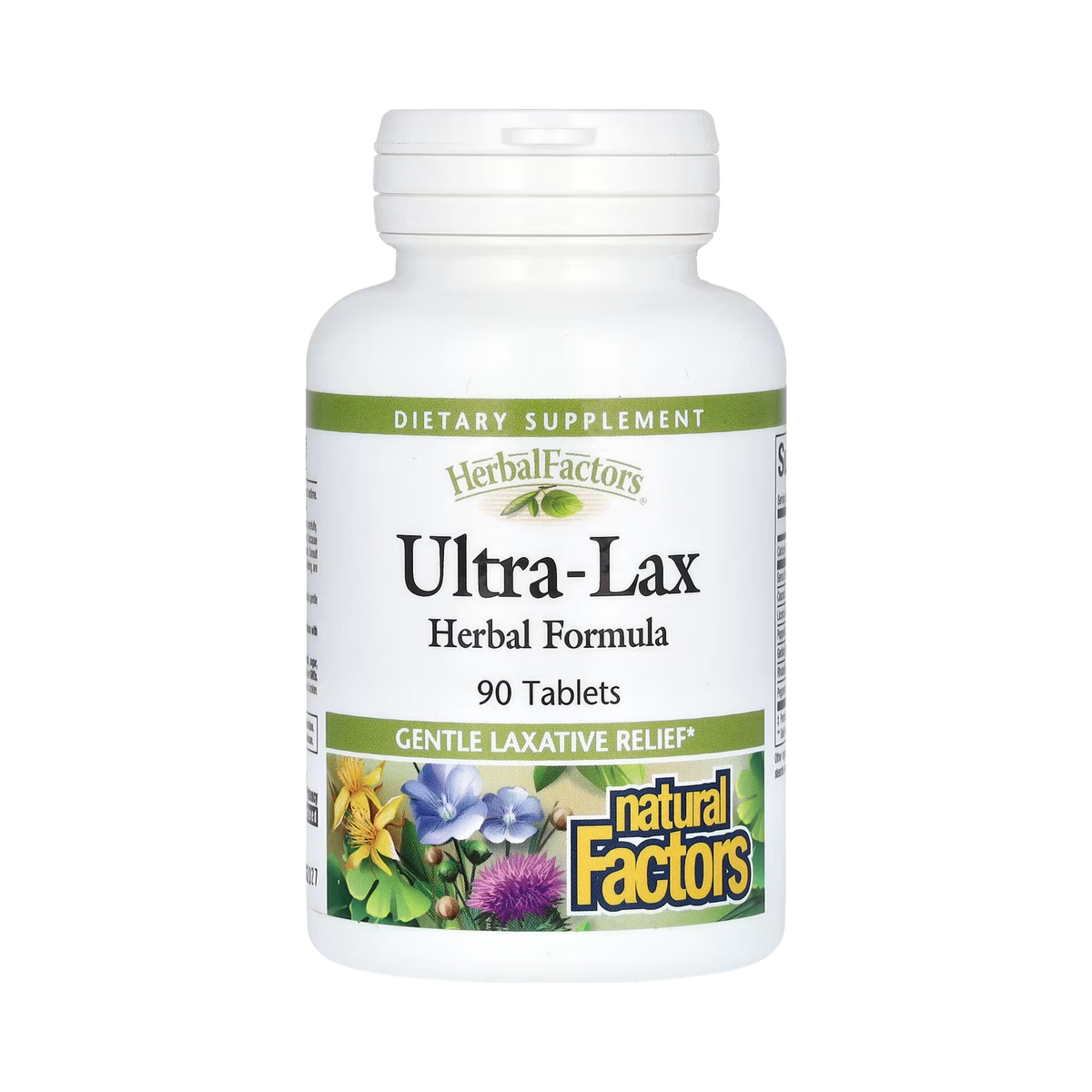 Natural Factors, Herbal Factors, Ultra-Lax, Herbal Formula, 90 Tablets