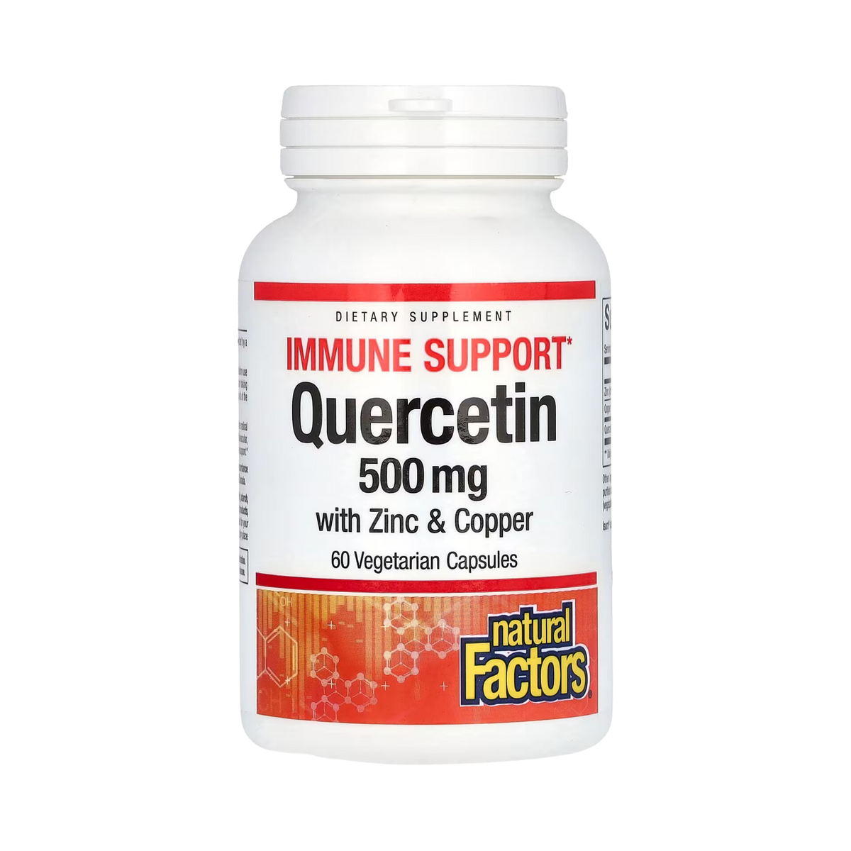 Natural Factors, Immune Support, Quercetin, 500 Mg, 60 Vegetarian Capsules