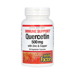 Natural Factors, Immune Support, Quercetin, 500 Mg, 60 Vegetarian Capsules