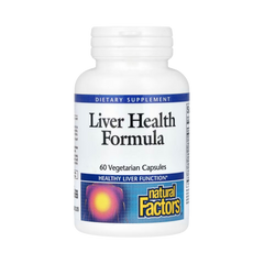 Natural Factors, Liver Health Formula, 60 Vegetarian Capsules