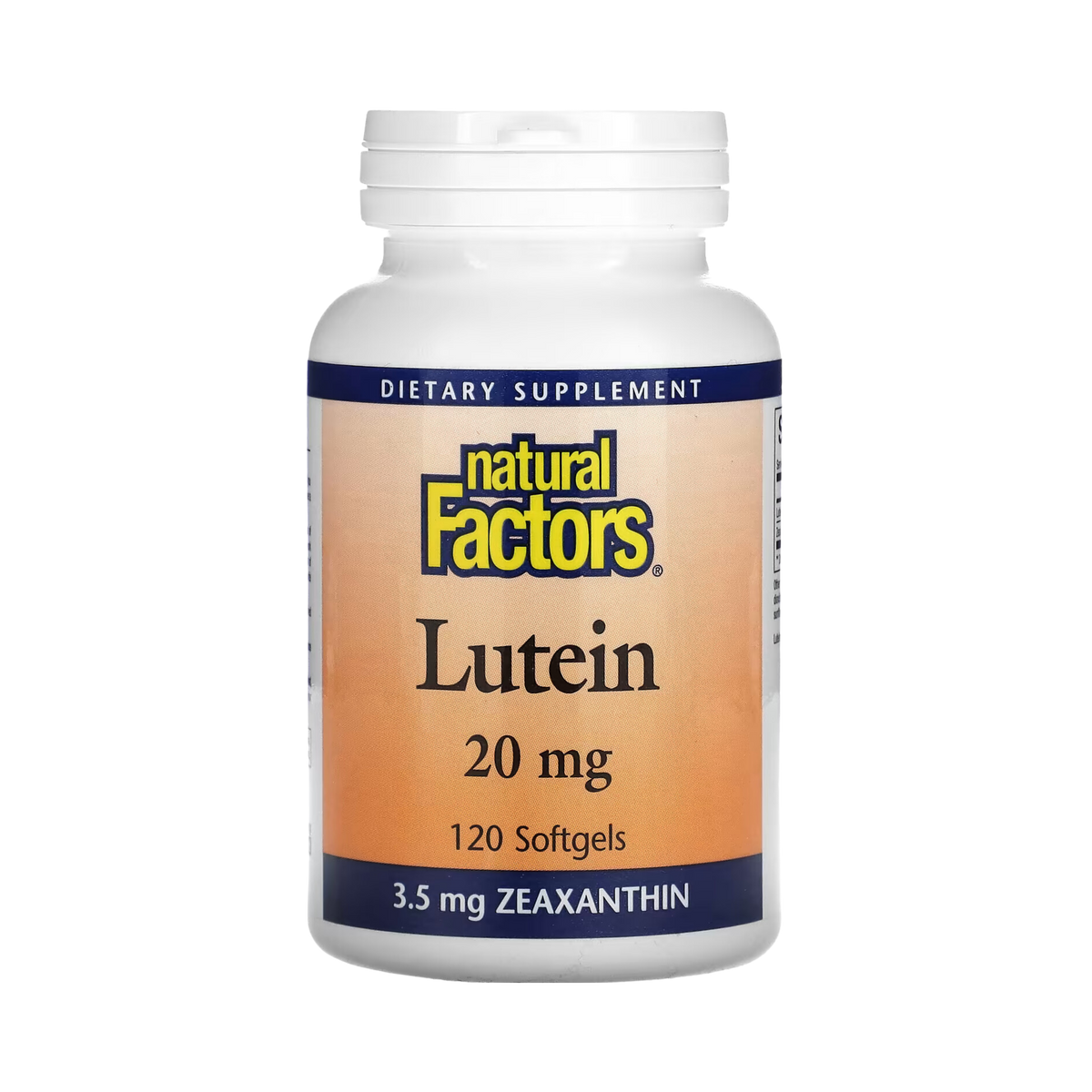 Natural Factors, Lutein, 20 Mg, 120 Softgels