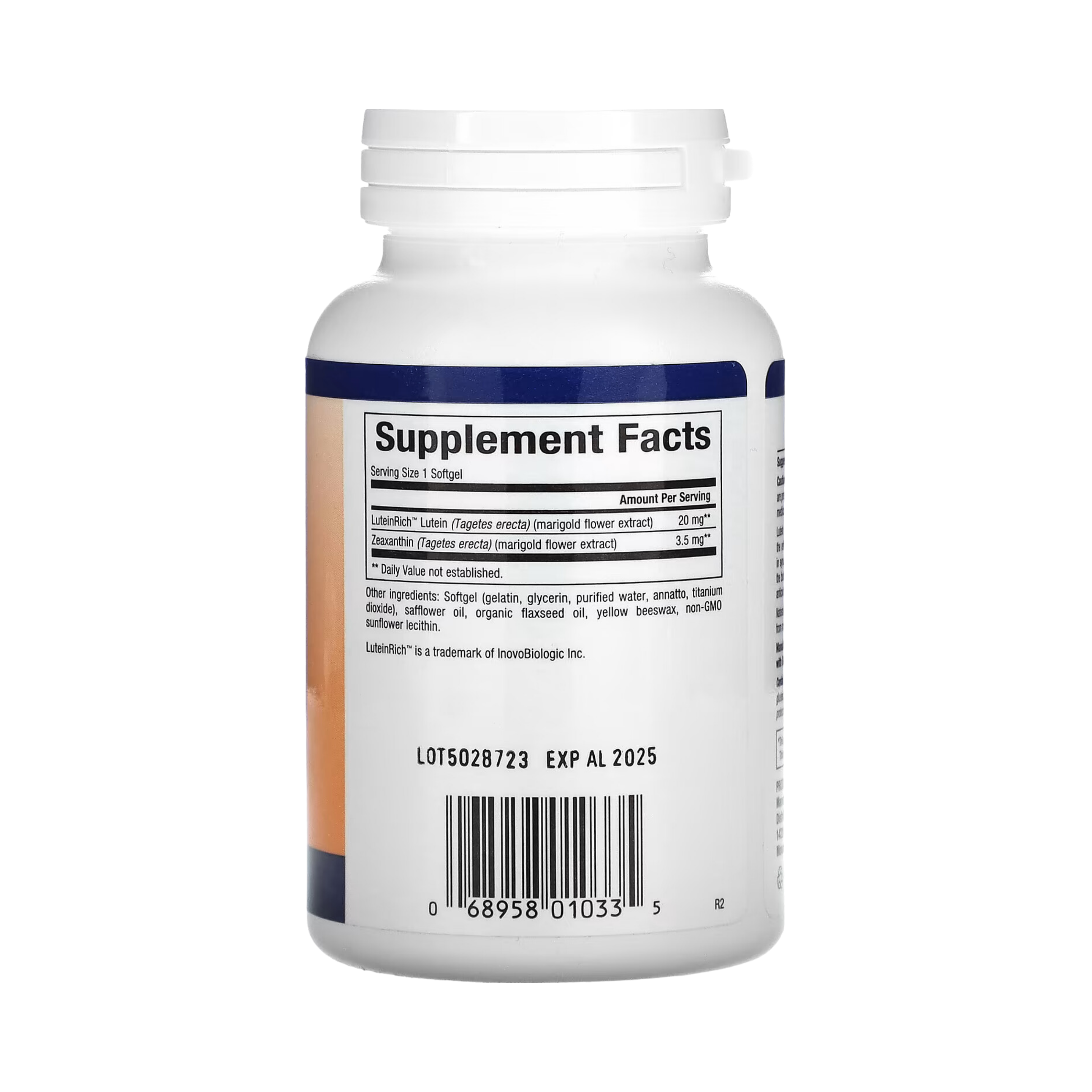 Natural Factors, Lutein, 20 Mg, 120 Softgels