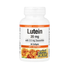 Natural Factors, Lutein, 20 Mg, 60 Softgels