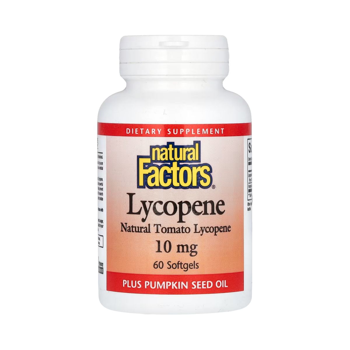 Natural Factors, Lycopene, 10 Mg, 60 Softgels