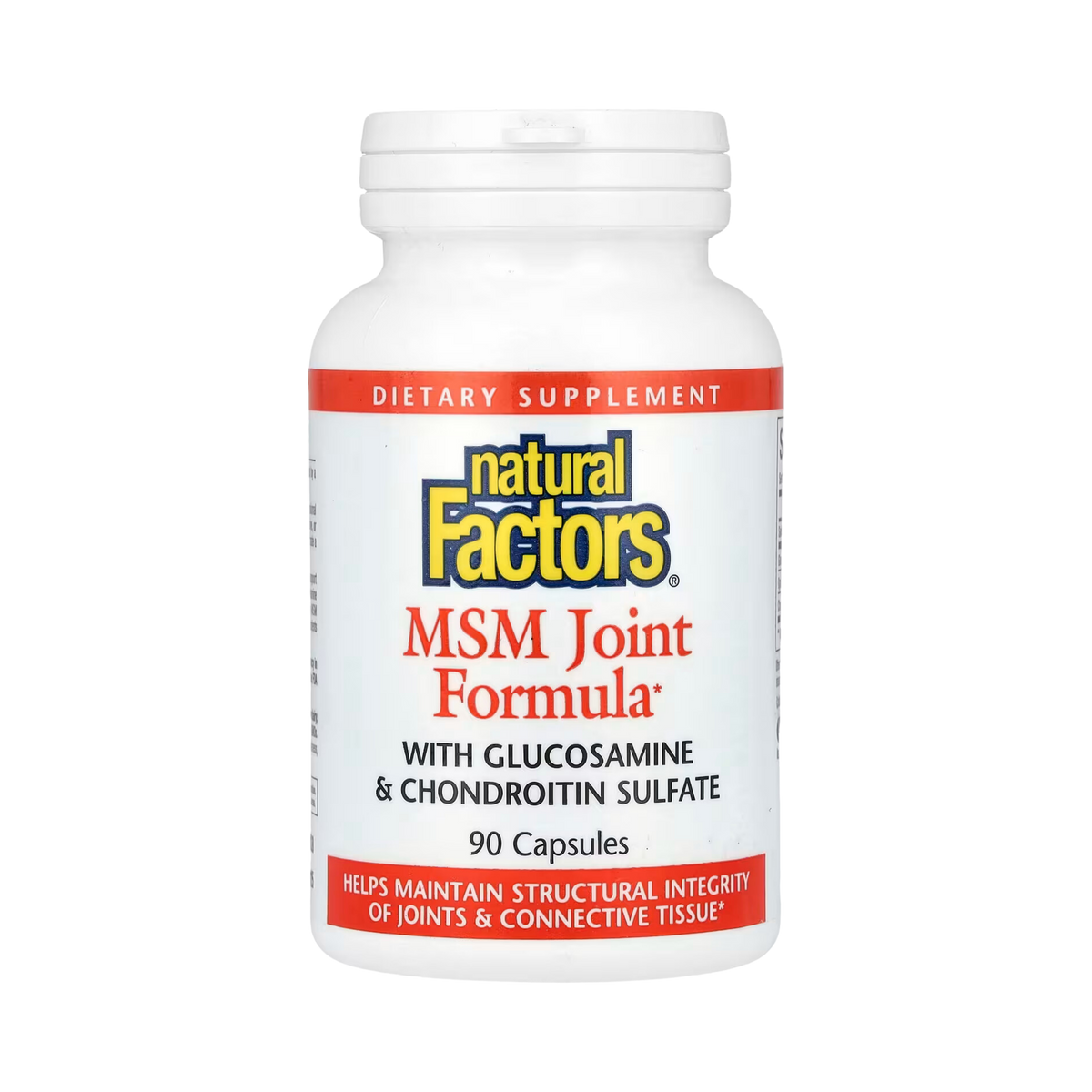 Natural Factors, MSM Joint Formula with Glucosamine & Chondroitin Sulfate, 90 Capsules