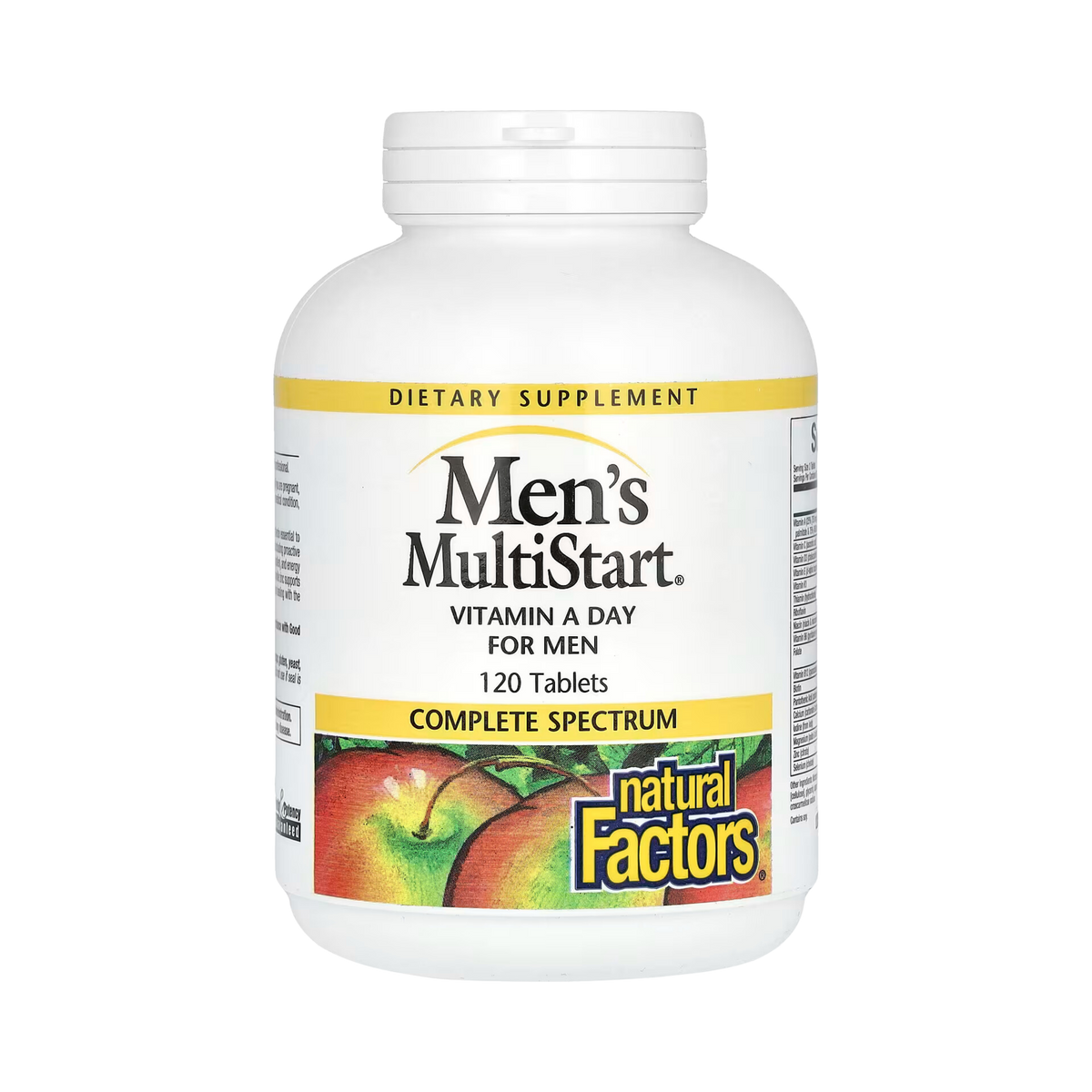 Natural Factors, Men's MultiStart, Vitamin A Day for Men, 120 Tablets