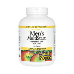 Natural Factors, Men's MultiStart, Vitamin A Day for Men, 120 Tablets