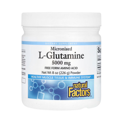 Natural Factors, Micronized L-Glutamine Powder, 8 Oz