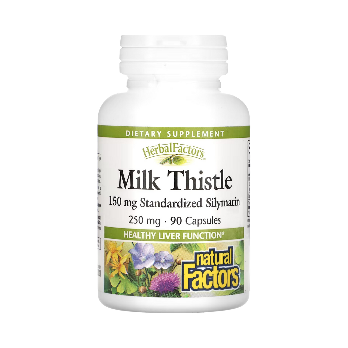 Natural Factors, Milk Thistle, 250 Mg, 90 Capsules