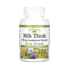 Natural Factors, Milk Thistle, 250 Mg, 90 Capsules