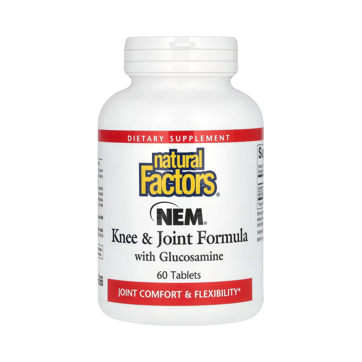 Natural Factors, NEM, Knee & Joint Formula with Glucosamine, 60 Tablets