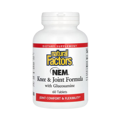 Natural Factors, NEM, Knee & Joint Formula with Glucosamine, 60 Tablets