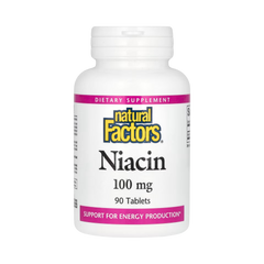 Natural Factors, Niacin, 100 Mg, 90 Tablets