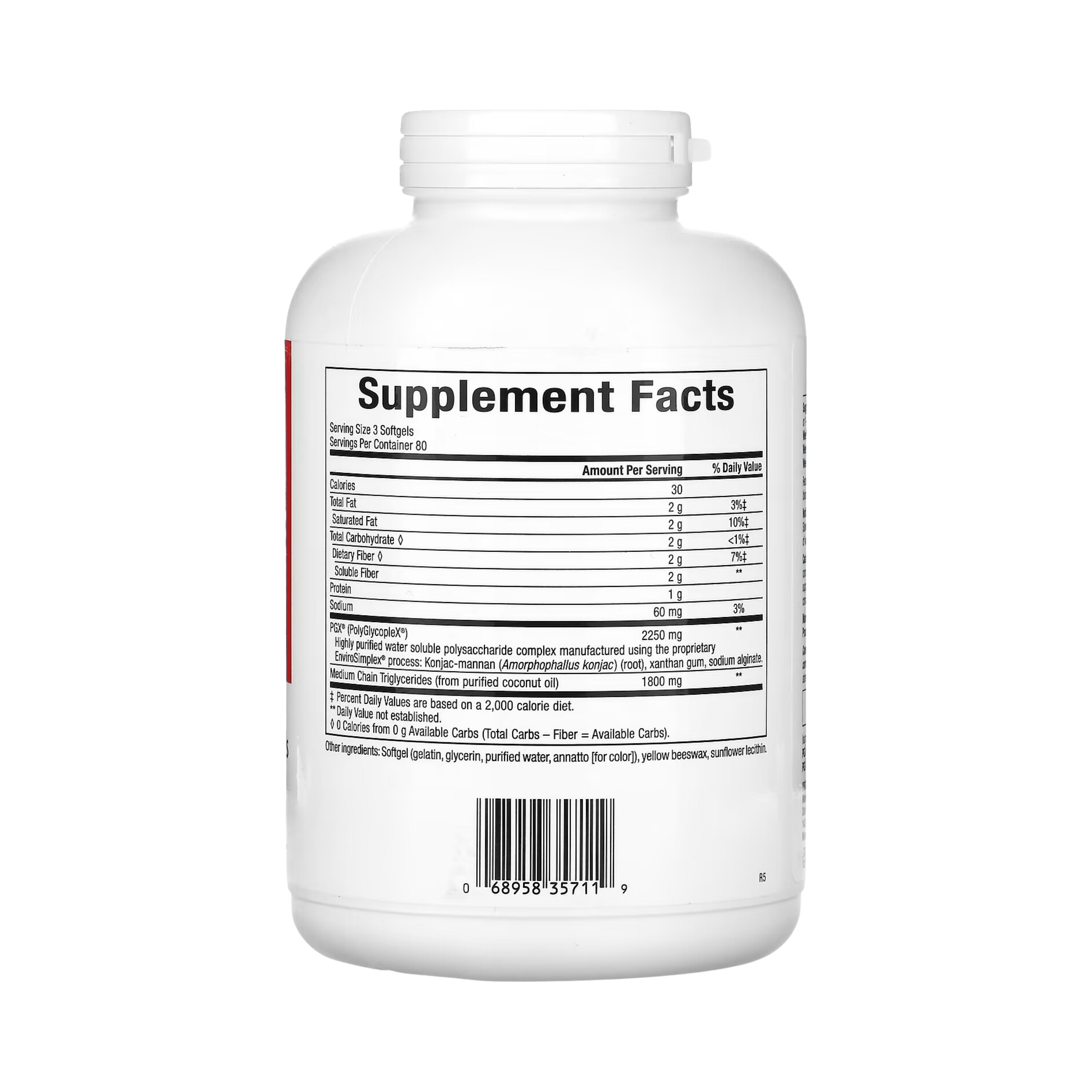 Natural Factors, PGX Daily, Ultra Matrix Softgels, 750 Mg, 240 Softgels