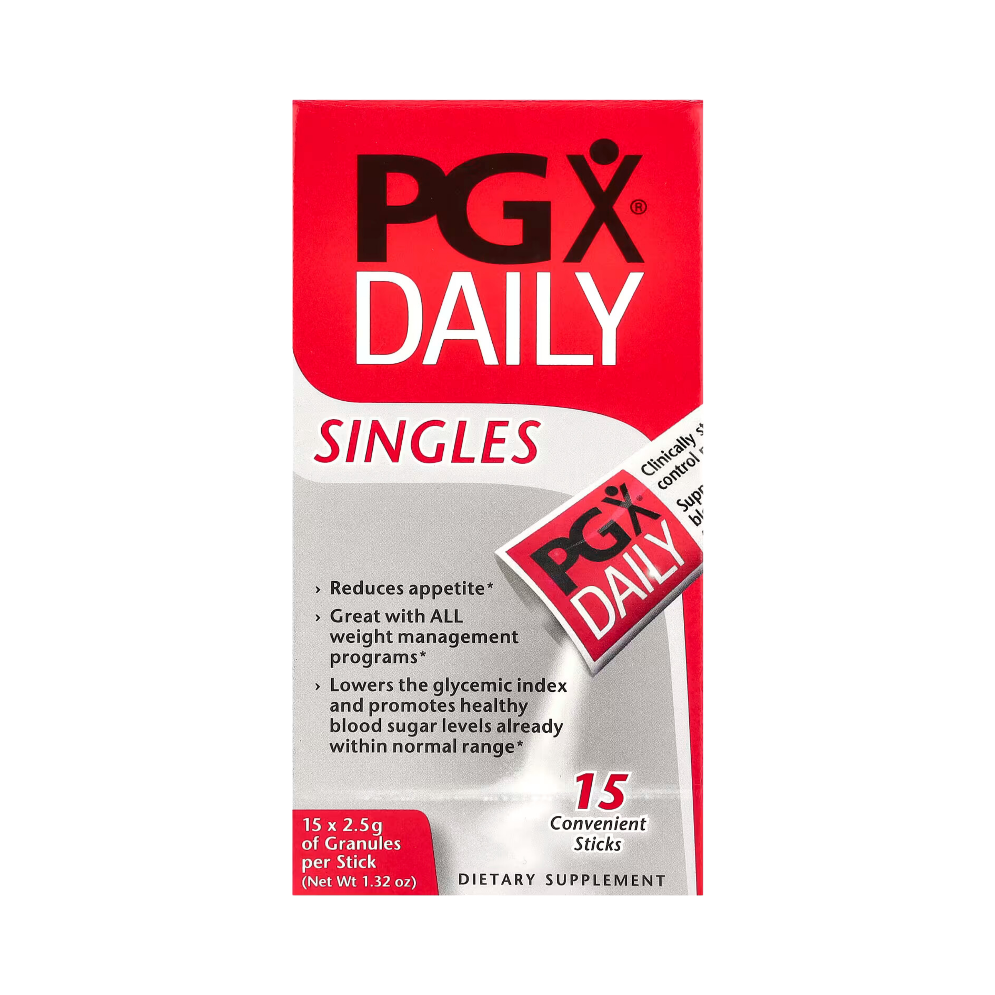 Natural Factors, PGX Daily, Singles, 15 Sticks, 2.5 g Per Stick