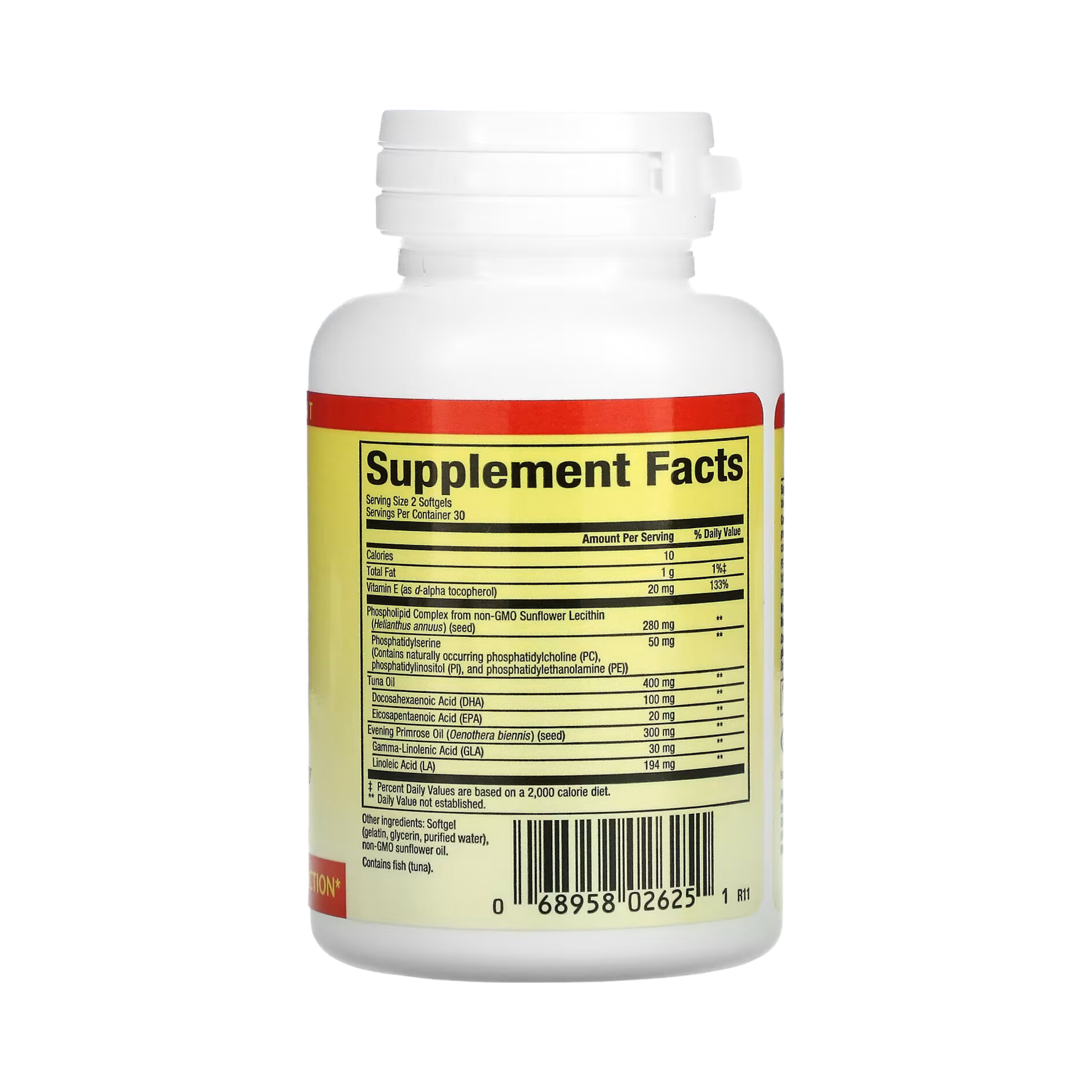 Natural Factors, PS - IQ Memory, 60 Softgels