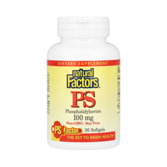 Natural Factors, PS, Phosphatidylserine, 100 Mg, 30 Softgels