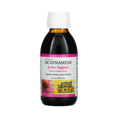 Natural Factors, Patented Echinamide Active Support, Honey Lemon Syrup, 5 Fl Oz