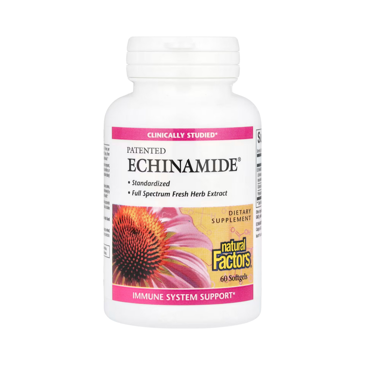 Natural Factors, Patented Echinamide, 60 Softgels